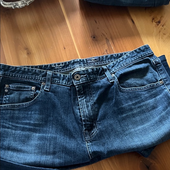 AG Adriano Goldschmied The Graduate Straight Leg Jeans - Dark Blue - Picture 4 of 7